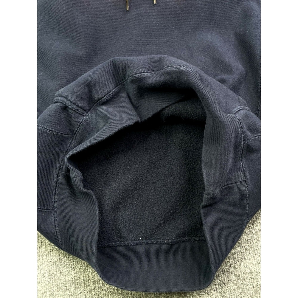 MF DOOM Hoodie Mens Medium Navy Blue Gas Drawls Graphic Pullover Sweatshirt - Picture 8 of 10
